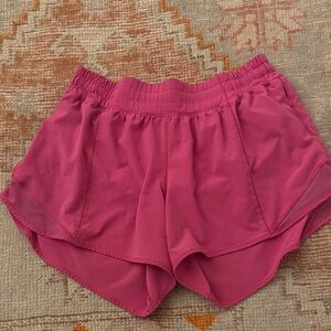Lululemon sonic pink  4 inch Shorts